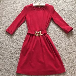 Elizabeth McKay red dress